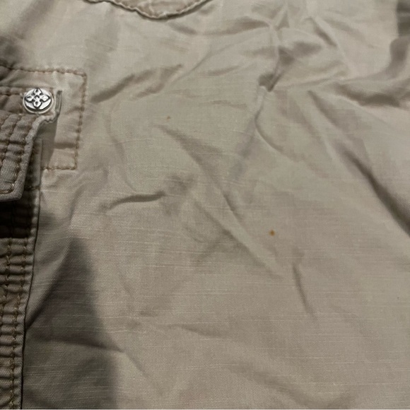 Rock Revival Khaki Cargo Shorts for Men - Picture 15 of 16